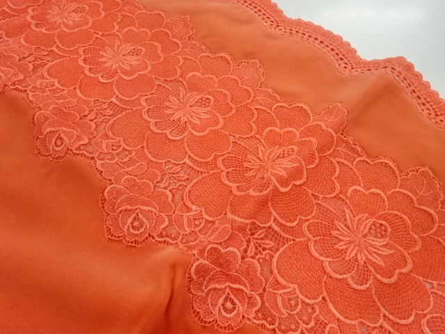  ビロードレース花模様ショール